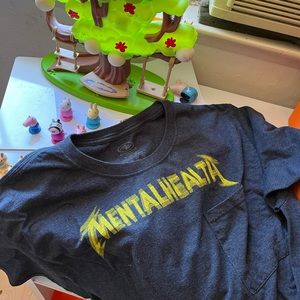 1 of 1- Mental health - hand-screened art shit I do. Men’s size M